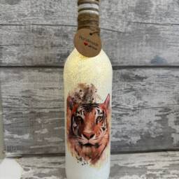 Tiger Vase, Tiger Gifts, Plant Pot, Light Up Bottle, Coasters, Decorations - thumbnail 3