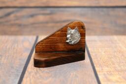 Alaskan Malamute - Wooden Candlestick With Dog, Souvenir, Decoration, Limited Edition, Collection - thumbnail 1