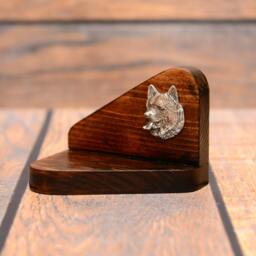 Alaskan Malamute - Wooden Candlestick With Dog, Souvenir, Decoration, Limited Edition, Collection - thumbnail 2