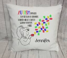 Personalised Children's Decorative Cushion, Kids Pillow, Soft Nursery Playroom, Bedroom Decor, Gift For Children - thumbnail 2