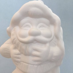 Ready To Ship, Christmas Santa, Ceramic Decor, Home Ready To Paint, Bisque, Holiday Gift, Toy - thumbnail 3