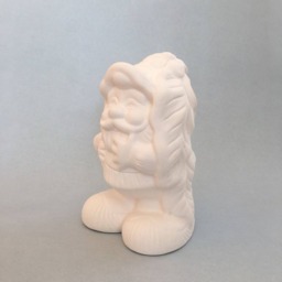 Ready To Ship, Christmas Santa, Ceramic Decor, Home Ready To Paint, Bisque, Holiday Gift, Toy - thumbnail 2
