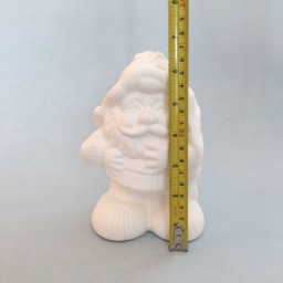 Ready To Ship, Christmas Santa, Ceramic Decor, Home Ready To Paint, Bisque, Holiday Gift, Toy - thumbnail 4