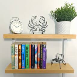 Geometric Crab - Wall Art Hanging Decoration Home Decor Black Printinghive - thumbnail 2