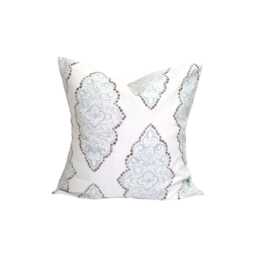Pale Blue Pillow, Light Aqua Pillow Covers For 20x20 18x18 16x16 All Sizes Incl Euro Shams - thumbnail 1