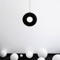 Modern Pendant Light Perfect For Living Room Decor - Saturn Inspired Hanging Lamp Industrial Ceiling Available in Gold Or Black - thumbnail 1