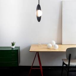 Modern Pendant Light Perfect For Living Room Decor - Saturn Inspired Hanging Lamp Industrial Ceiling Available in Gold Or Black - thumbnail 4