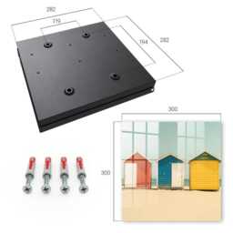 Colorful Houses Wall Mounted Key Cabinet, Yellow Box For Wall, Photographic Architecture, Beach Style Lovers - thumbnail 4