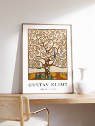 Gustav Klimt Poster, Gallery Quality Print, Tree Of Life, Art Nouveau, Modern Art, Wall Decor, Floral Art, Gift Ideas, A1/A2/A3/A4 - thumbnail 1