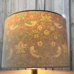 Handcrafted William Morris Strawberry Thief Lampshade - Ceiling Lampshade, Table - thumbnail 2