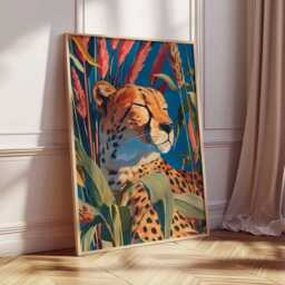Cheetah Poster, Wildlife Animal Print, Safari Wall Art, Big Cat Decor, Jungle African Prints, Nature Posters - thumbnail 2