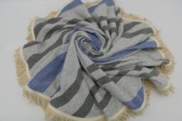 "Round Cotton Towel, Seat Cover, 60""x60"