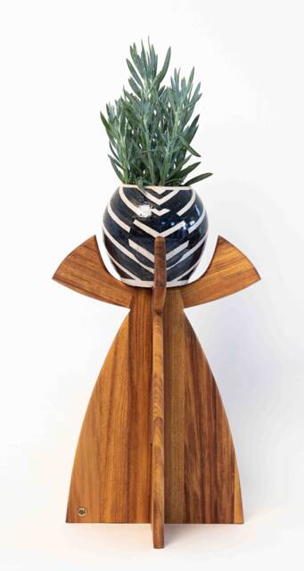 Mid Century Plant Stand Shelf Indoor Wooden Tall Gifts Outdoor - image 1
