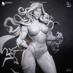 The Golden Ignition - Blaze Operative Solar Runner Blonde Blazer Resin Figure 16K - thumbnail 4
