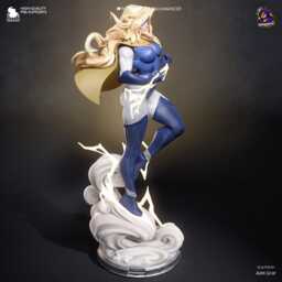 The Golden Ignition - Blaze Operative Solar Runner Blonde Blazer Resin Figure 16K - thumbnail 3