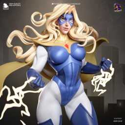 The Golden Ignition - Blaze Operative Solar Runner Blonde Blazer Resin Figure 16K - thumbnail 2