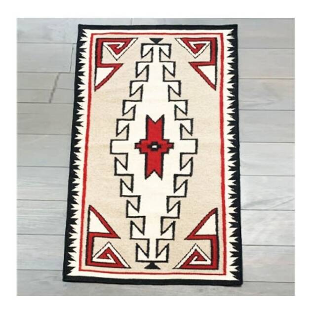 3x5 Ft Faded Grey Navajo Southwest Rug, Multi Size Hand Knotted New Area Vintage Tribal Rug, Wool Rug Navaho - image 1