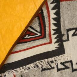 3x5 Ft Faded Grey Navajo Southwest Rug, Multi Size Hand Knotted New Area Vintage Tribal Rug, Wool Rug Navaho - thumbnail 4