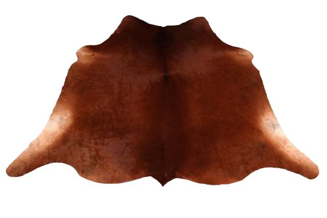 Bold Brown & White Cowhide Rug - Large Hair-On Leather For Modern Elegant Spaces - 59 X 64 Inches - image 1