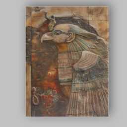 Ancient Egyptian Horus Falcon Stone Relief Winged Deity Canvas Wall Art Print Decor Picture Ready To Hang