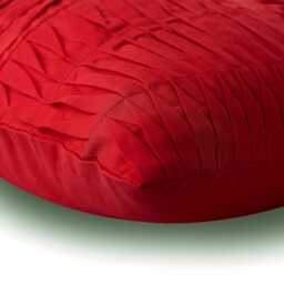 "Luxury Red Pillow Case Cover 24""x24""/26""x26" - thumbnail 2