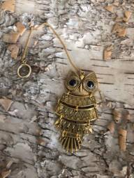 Owl Wall Decor, Housewarming Gift, Animal Wall Evil Eye Home Protection, Metaphysical Stone, Owl Charm, Boho Hanging, Bird Decor