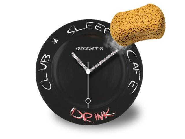 Kreidezeit Wanduhr Zum Selber Beschriften - image 1