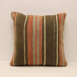 Vintage Kilim Pillow Covers Boho Big Pillow 20x20 Bohemian Cushion Vintage Pillows Sofa 4Ef-352 - thumbnail 1