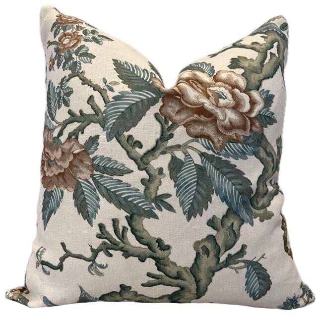 Guy Goodfellow Collection Garsington Cognac Cushion Cover Pillow Double Sided - image 1