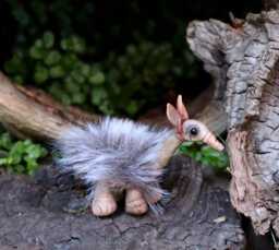 Ooak Creature Critter Pixie Pet Figurine Art Doll - thumbnail 1