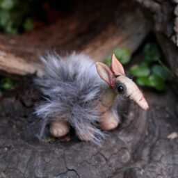 Ooak Creature Critter Pixie Pet Figurine Art Doll - thumbnail 2