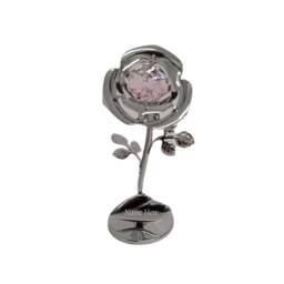 Engraved Crystocraft Ornaments Butterfly Rose Heart Angel Various Styles Available Ideal For Birthday Mothers Day Christmas Wedding Gift - thumbnail 3