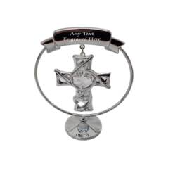 Engraved Crystocraft Ornaments Butterfly Rose Heart Angel Various Styles Available Ideal For Birthday Mothers Day Christmas Wedding Gift - thumbnail 2