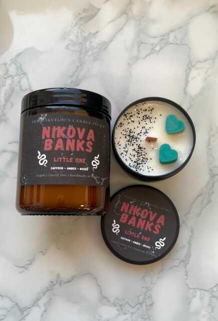 Nikova Banks Candle - Hideaway Penelope Douglas Fanart The Cowgirls Devils Night Merch Booktok Dark Romance Gift - image 1