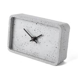 "Concrete Mantel Clock 4"" X 6, 3" - thumbnail 1