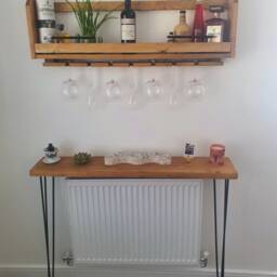 Wide Console Table With Hairpin Legs/ Breakfast Bar/ Make Up - thumbnail 3
