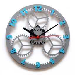 Gears & Cogs Wall Mounted Clock - Custom Colours