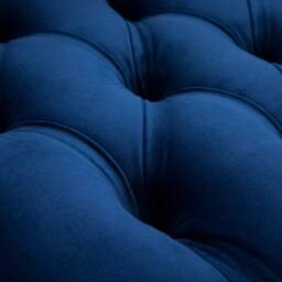 Handmade 2 Seater Navy Blue Velvet Chesterfield Sofa - thumbnail 4