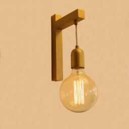 Wall Decor Edison Brass Lamp Vanity Light Fixture, Sconce, Mid Century Light - Barkan Model Ranor Lighting Design #503