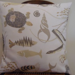 Sea Life Pillow Cover Cotton Ocean Toss - thumbnail 3