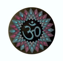 string Art Mandala Om Sahasrara Yoga Design Sacred Geometry Meditation Wall Home Decor D??cor Mandala Zen 3D New Age Yoga - thumbnail 1