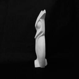 stylized Sculptural Work Depicting An Owl - thumbnail 3