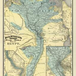 Map Of Egypt - Vintage Geography Wall Art Archival Reproduction - thumbnail 2