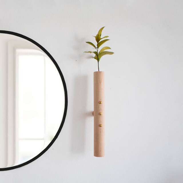 Dried Plant Wall Hanging, Holder, Vases For Flowers, Planter Indoor & Outdoor, Flower Hanging Decor - image 1