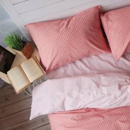 100% Cotton Pillowcase in Orange Peas. Handmade Pillow Case Organic Slip Cover Natural Custom Sham European Us Sizes - thumbnail 3