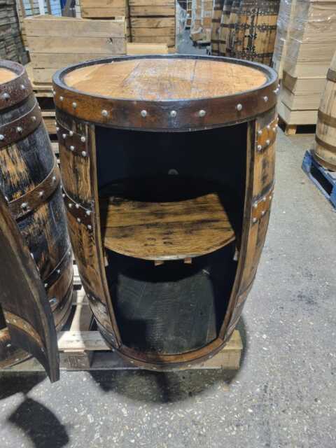Rustic Bourbon Barrel Cask Handcrafted Drinks Cabinet/Home Bar Man Cave - image 1