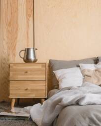 Oak Nightstand Cube No. 2 - thumbnail 1