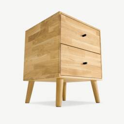 Oak Nightstand Cube No. 2 - thumbnail 2
