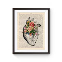 Heart Anatomy Print, Human Art, Office Decor, Doctor Gift Idea, Anatomical Medical Student Gift, Nurse Idea - thumbnail 2
