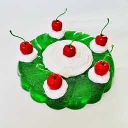 Jelly Cake Wall Hanging/Funky/ Kitschy/ Glitter/ Fake Food/ Pop Art - thumbnail 2